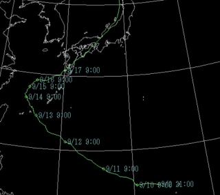 台風情報例