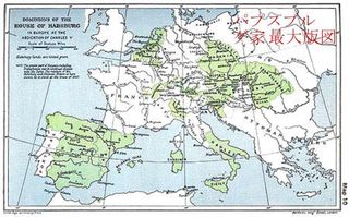 パプスブルゲ家版図 パプスブルゲ家版図